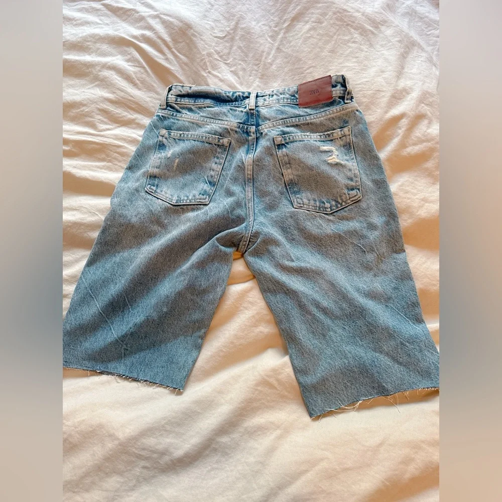 Light Blue Denim Shorts